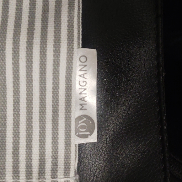 Joy Mangano Leather Double Decker Tote - Picture 9 of 12